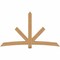 Ekena Millwork Alberta Smooth Timber Gable Bracket, Western Red Cedar, 96"W x 56"H x 5 1/2"D x 5 1/2"F, 14/12 Pitch GBW096X56X0606ALB00SWR - alternate 1